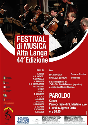 44^ Edizione del "FESTIVAL DI MUSICA ALTA LANGA"